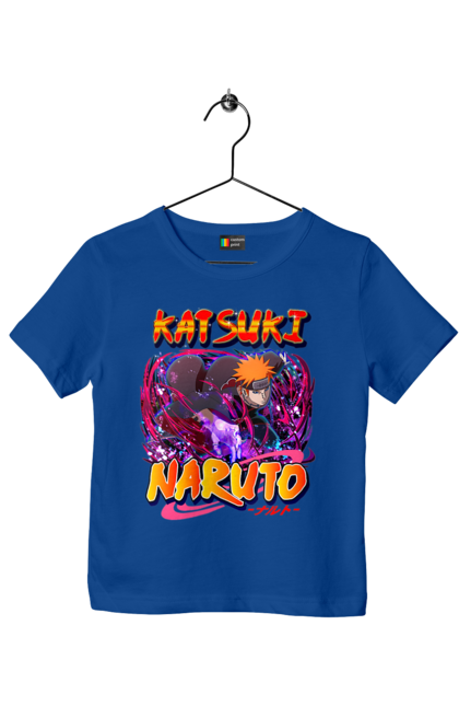 Children's t-shirt with prints Naruto Yahiko. Akatsuki, anime, character, manga, naruto, ninja, pain, tv series, yahiko. 2070702