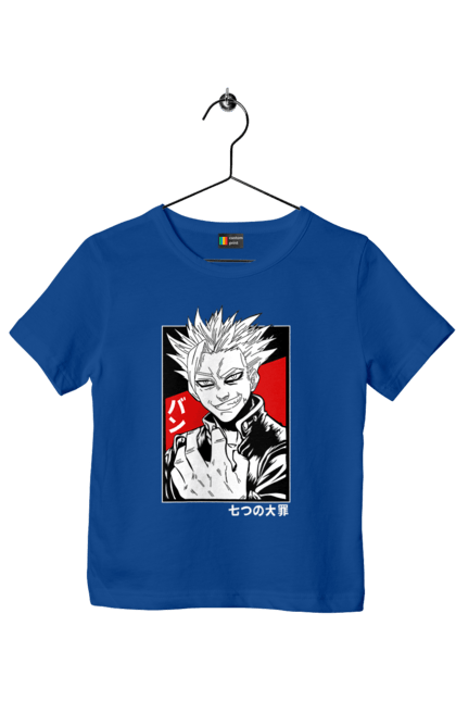 Children's t-shirt with prints Seven deadly sins Ban. Anime, ban, manga, seven deadly sins. 2070702