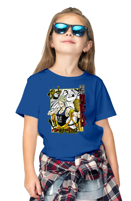 Футболка дитяча з принтом "Повість про кінець світу Будда". Anime, buddha, manga, record of ragnarok, аніме, будда, комікс, манга, нетфлікс. 2070702