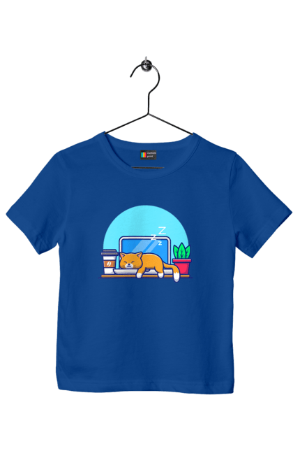 Футболка дитяча з принтом "Кіт програміст". Angular, c, css, html, it, javascript, jquery, php, python, react, svelt, vue, айтишник, айті, гумор, код, кодувати, прогер, програміст, програмісти, ти ж, ти ж програміст, тиж програміст. 2070702