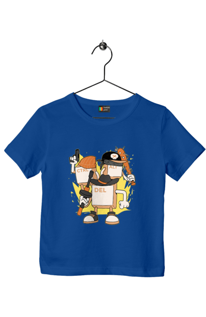 Футболка дитяча з принтом "Ctrl alt del Програмерський екшен". 404, andoid, aws, backend, c++, cloud, css, data, dev, devops, frontend, geek, git, github, go, golang, google, hacker, html, ios, java, javascript, jquery, js, linux, nodejs, php, python, react, science, script, web, геймер, гік, дата, клавіши, код, компьютер, лінукс, мова, облако, пайтон, пингфин, программист, програмування, талисман, хакер. 2070702