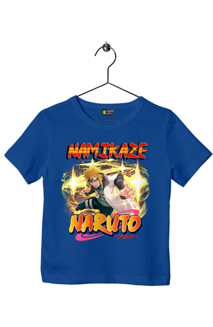 Children's t-shirt with prints Naruto Minato. Anime, fourth hokage, hokage, manga, minato namikaze, naruto, tv series. 2070702