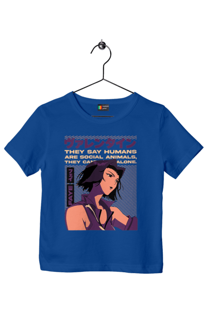 Children's t-shirt with prints Cowboy Bebop Faye. Anime, cowboy bebop, faye, faye valentine. 2070702