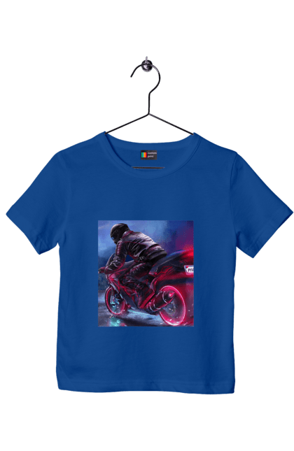 Футболка дитяча з принтом "Мотоцикл". Motolove, мотолов, мотоцикл, опві, україна. 2070702