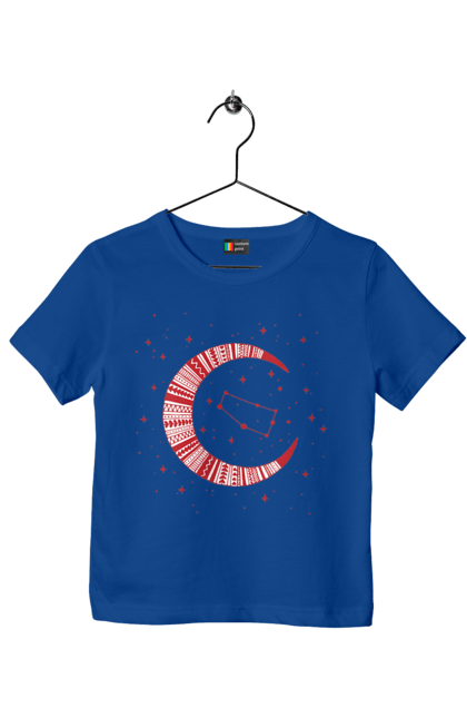 Children's t-shirt with prints Gemini. Constellation, gemini, horoscope, sign, twins, zodiac, zodiac sign. 2070702