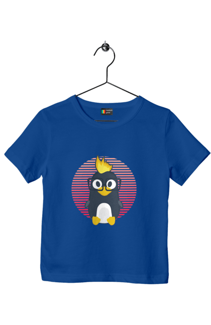 Футболка дитяча з принтом "Лінукс". Айті, айтішнік, девелопер, іт, программіст, розробник. 2070702