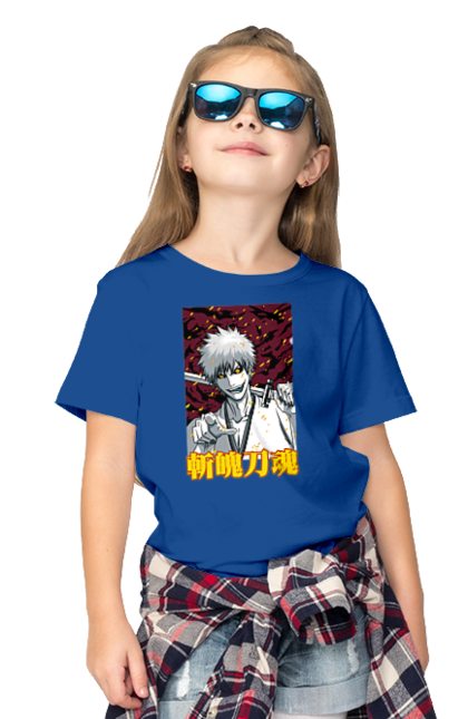 Children's t-shirt with prints Bleach Ichigo Kurosaki. Anime, bleach, ichigo, ichigo kurosaki, manga. 2070702