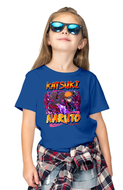 Children's t-shirt with prints Naruto Yahiko. Akatsuki, anime, character, manga, naruto, ninja, pain, tv series, yahiko. 2070702