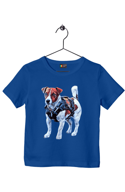 Футболка дитяча з принтом "Пес Патрон". Зсу, патрон, пес, пес патрон, україна. 2070702