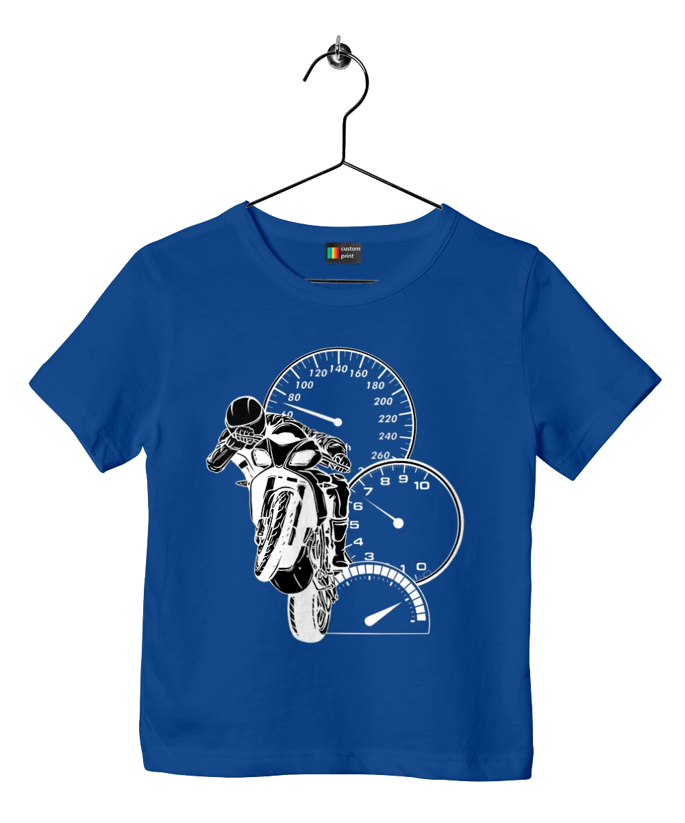 Motorcycle And Speed White