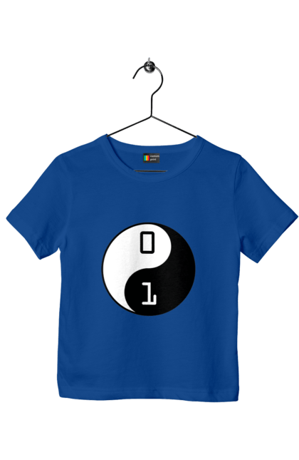 Футболка дитяча з принтом "Інь Янь". Angular, c, css, html, it, javascript, jquery, php, python, react, svelt, vue, айтишник, айті, гумор, код, кодувати, прогер, програміст, програмісти, ти ж, ти ж програміст, тиж програміст. 2070702