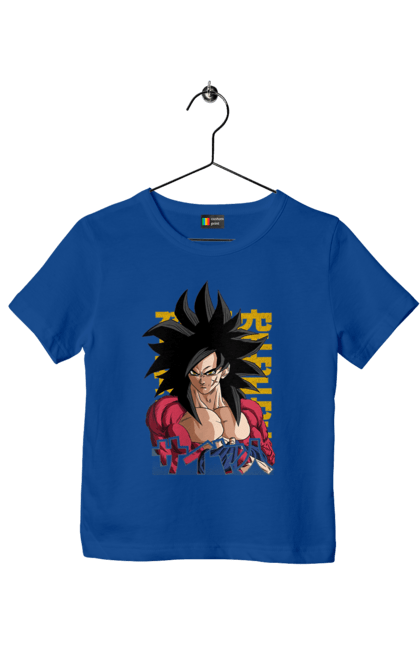 Футболка детская с принтом Жемчуг дракона Сон Гоку. Anime, dragon ball, manga, son goku, tv series, аниме, гоку, жемчуг дракона, манга, сон гоку. 2070702