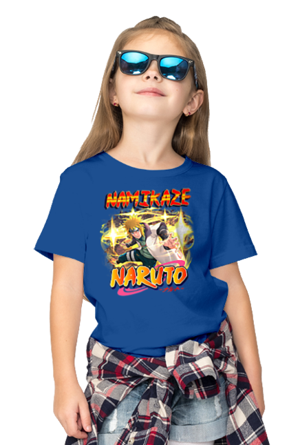 Children's t-shirt with prints Naruto Minato. Anime, fourth hokage, hokage, manga, minato namikaze, naruto, tv series. 2070702