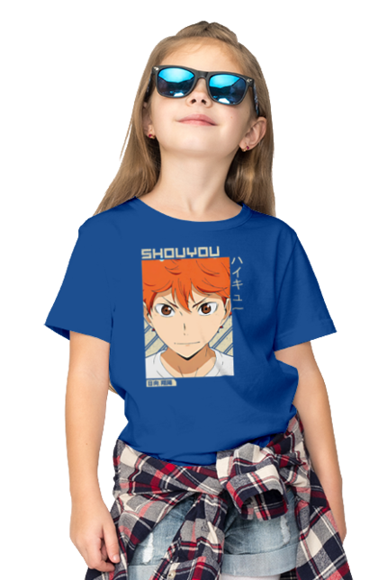 Children's t-shirt with prints Haikyu!! Hinata. Anime, haikyu, hinata, manga, shoyo hinata, sports anime, volleyball. 2070702
