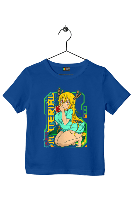 Children's t-shirt with prints Miss Kobayashi's Dragon Maid. Anime, dragon, kobayashi, manga, miss kobayashi, toru kobayashi. 2070702