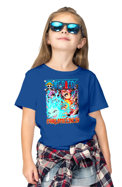 Children's t-shirt with prints One Piece Charlotte. Anime, charlotte, charlotte linlin, manga, one piece, straw hat pirates. 2070702