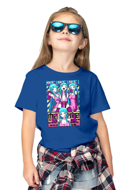 Children's t-shirt with prints Me! Me! Me!. Anime, clip, daoko, teddyloid, young woman. 2070702