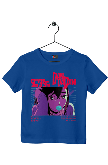 Футболка дитяча з принтом "Дандадан Момо Аясе". Dandadan, momo ayase, okarun, аніме, аясе, дандадан, манга, момо, момо аясе. 2070702