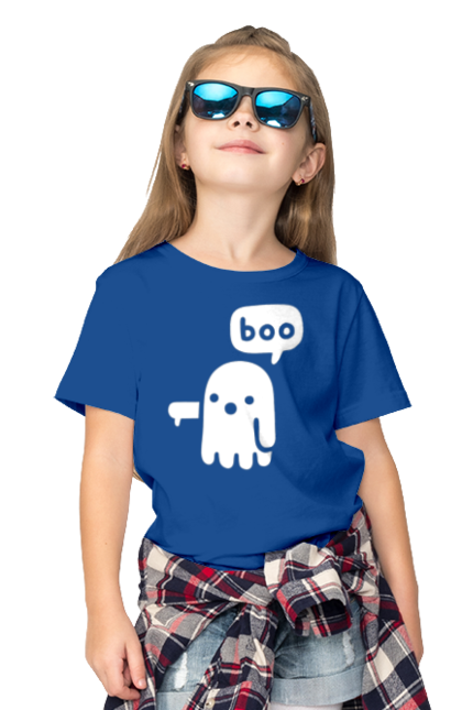 Футболка дитяча з принтом "BOO (мова програмування)". Айті, мова програмування, програма, програміст, технічне завдання, ти ж програміст, транслятор boo, тривимірні програми, фрілансер. 2070702