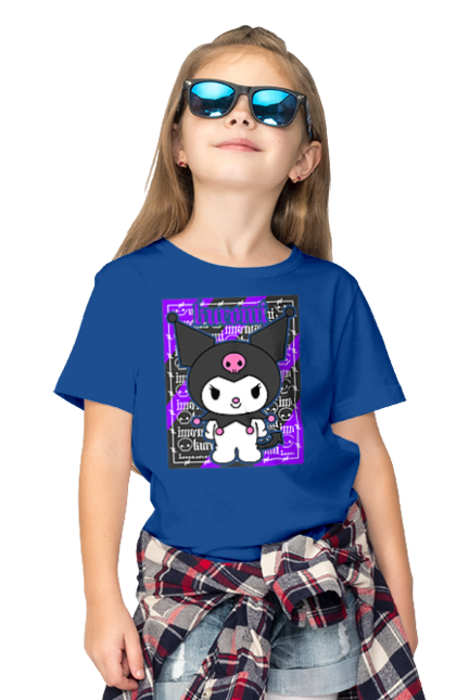 Children's t-shirt with prints Hello Kitty Kuromi. Anime, character, hello kitty, kuromi, my melody, sanrio. 2070702