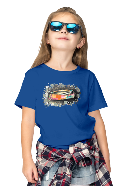 Children's t-shirt with prints Pencil case Author's drawing. Exclusive, free hand, pen, pencil, pencil case, picture, school, stationery. 2070702