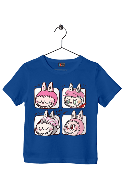 Футболка дитяча з принтом "Labubu". Labubu, weird cute, іграшки, лабубу. 2070702