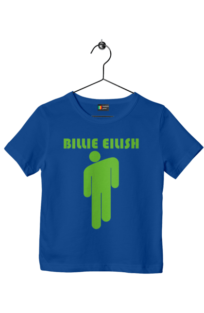Футболка дитяча з принтом "Billie Eilish". Активістка, біллі айліш, мизукант, права, співачка, тварини. 2070702