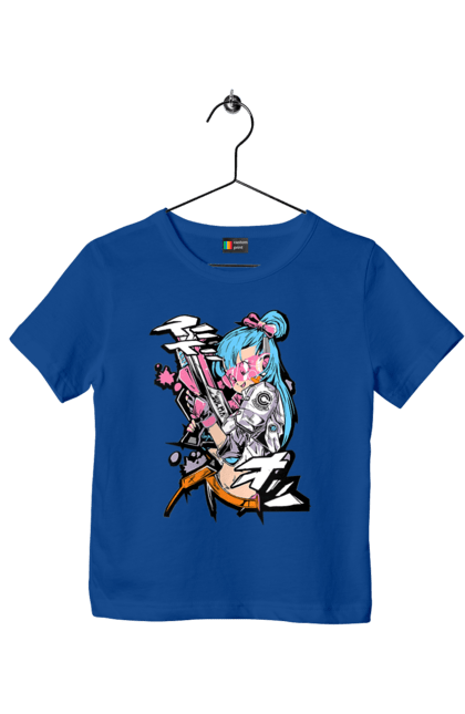 Children's t-shirt with prints Dragon Ball Bulma. Anime, bulma, dragon ball, goku, manga, tv series, vegeta. 2070702