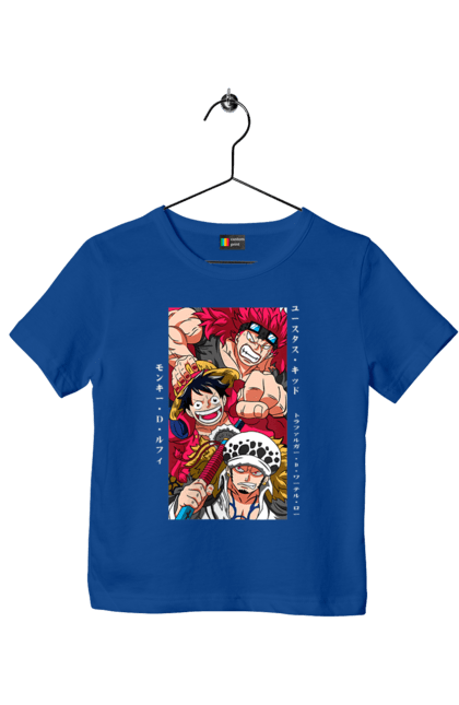 Children's t-shirt with prints One Piece Luffy. Anime, luffy, manga, monkey de luffy, one piece, pirates. 2070702