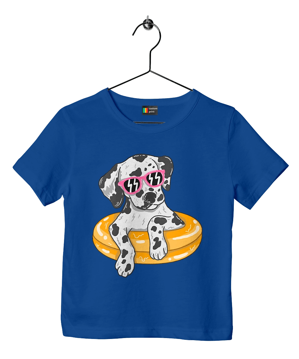 Dalmatian Swims In A Circle