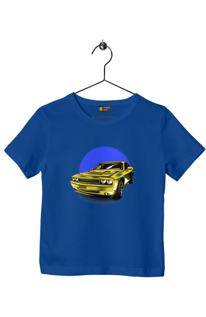 Children's t-shirt with prints Ukrainian sports car. Auto, machine, muscle car, powerful car, speed, sports car, ukrainian sports car. 2070702