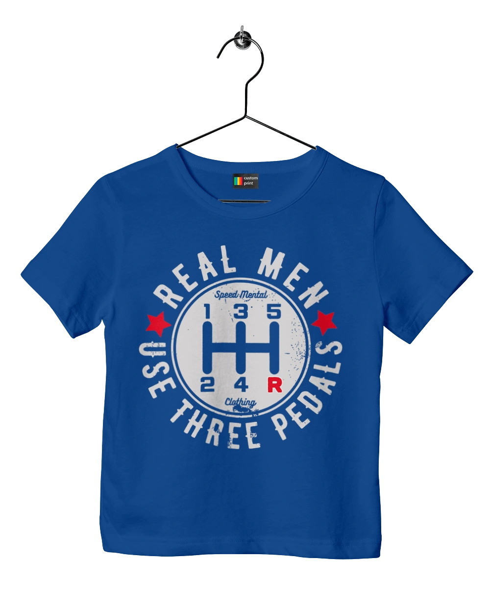 Real men use three pedals