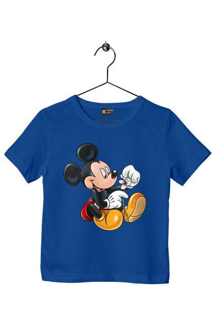 Футболка детская с принтом Микки Маус. Mickey mouse, дисней, микки, микки маус, мультфильм. 2070702