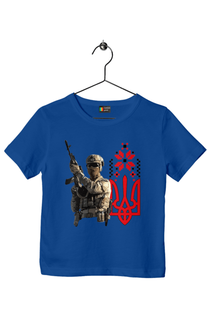Футболка дитяча з принтом "Гвардія наступу". F 16, himars, leopard, patriot, гвардія наступу, контрнаступ, літо 2023, літо контрнаступ, перемога. 2070702