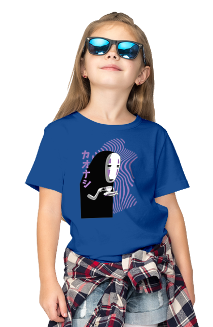 Children's t-shirt with prints Spirited Away Kaonashi. Faceless, kaonashi, spirited away. 2070702