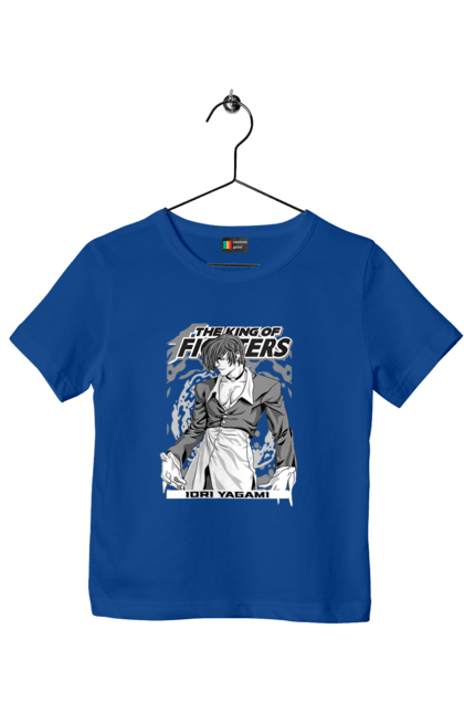 Children's t-shirt with prints The King of Fighters Iori Yagami. Game, iori yagami, king of fighters, rivals, video game. 2070702