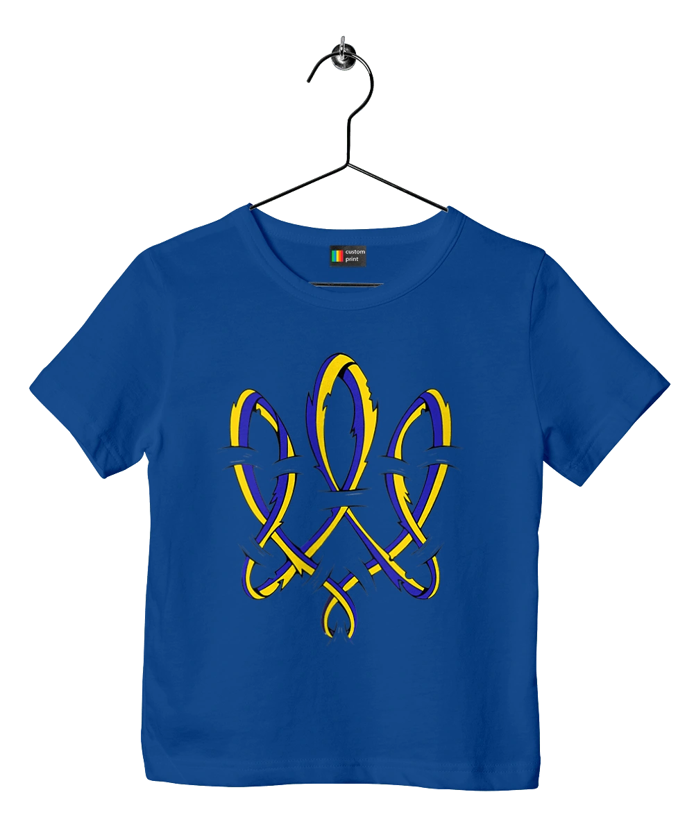 Trident coat of arms of Ukraine