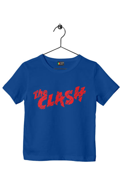 Футболка дитяча з принтом "The Clash". Clash, група, даб, музика, панк, панк рок, реггей, рок, рок н ролл. 2070702