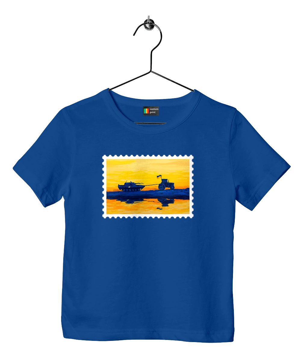 New brand, tractor pulling tank