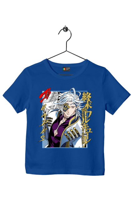 Футболка дитяча з принтом "Повість про кінець світу Аїд". Anime, hades, manga, record of ragnarok, аїд, аніме, комікс, манга. 2070702