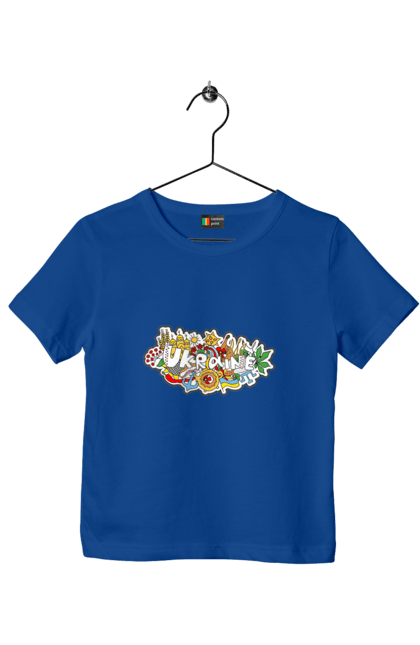 Футболка дитяча з принтом "Україна". Народи, символіка, україна. 2070702