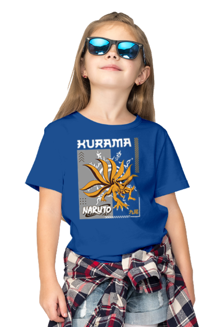 Children's t-shirt with prints Naruto Kurama. Anime, character, kurama, manga, naruto, ninja, tv series. 2070702