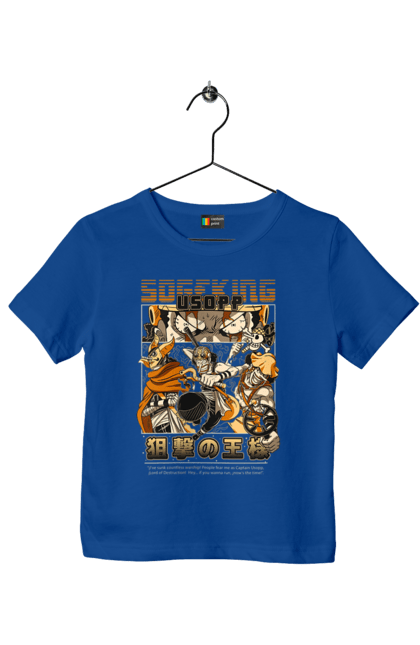 Children's t-shirt with prints One Piece Usopp. Anime, manga, one piece, sniper, straw hat pirates, usopp. 2070702