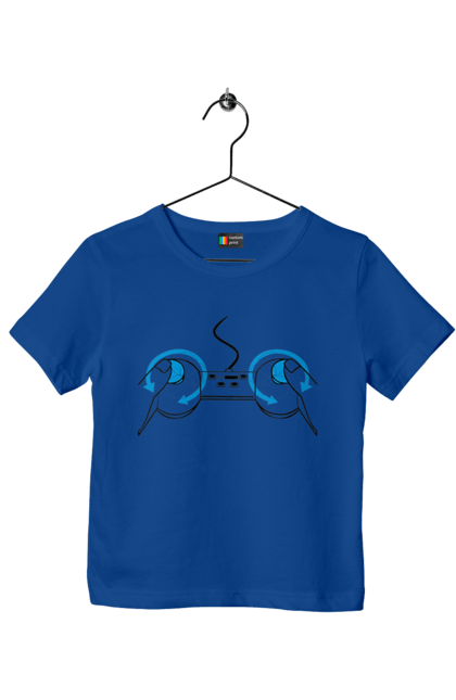 Футболка дитяча з принтом "Геймпад". Playstation, sony, геймпад, гра, джостик. 2070702