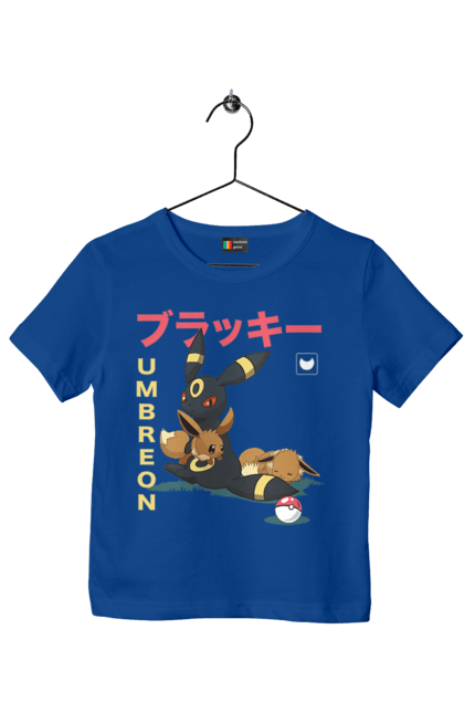 Children's t-shirt with prints Pokemon Eevee. Eevee, nintendo, pokemon, pokemon go, umbreon. 2070702