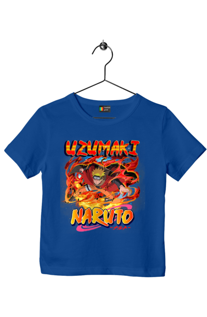 Children's t-shirt with prints Naruto. Anime, character, manga, naruto, ninja, tv series. 2070702