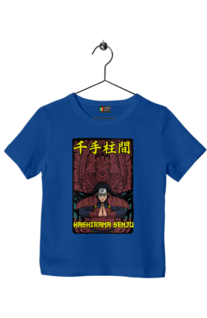 Children's t-shirt with prints Naruto Hashirama. Anime, character, hashirama, hashirama senju, hokage, manga, naruto, ninja, tv series. 2070702