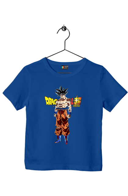 Children's t-shirt with prints Dragon Ball Son Goku. Anime, dragon ball, goku, manga, son goku, tv series. 2070702