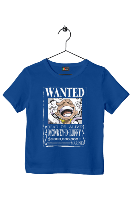 Children's t-shirt with prints One Piece Luffy. Anime, luffy, manga, monkey de luffy, one piece, pirates. 2070702