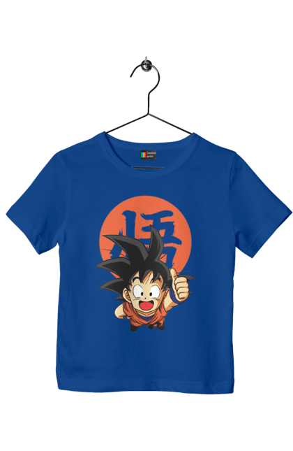 Футболка дитяча з принтом "Перли дракона Сон Гоку". Dragon ball, manga, son goku, аніме, гоку, манга, перли дракона, сон гоку. 2070702